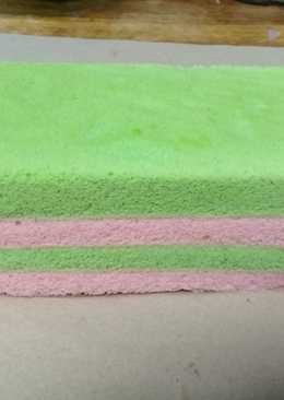 Bolu kukus lapis putih telur