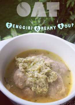 Oat with Tenggiri Creamy Soup (7m+) #mpasiday50