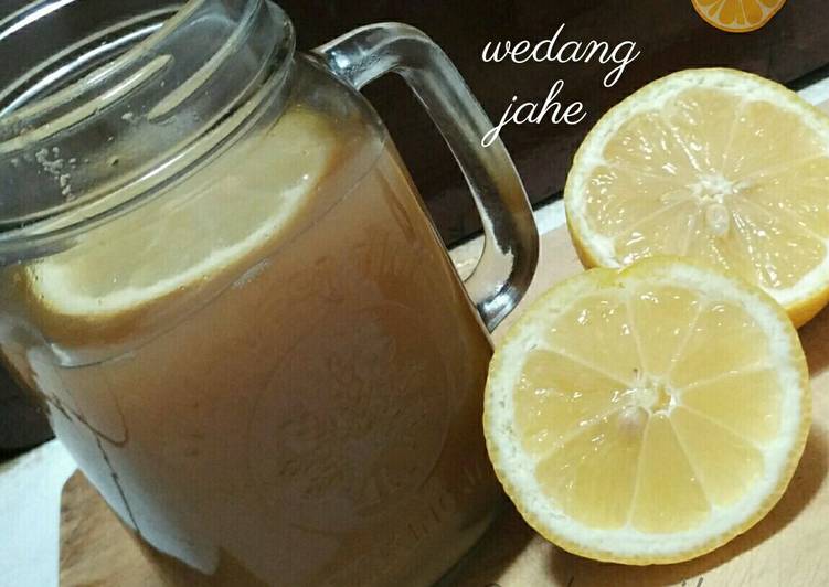 cara membuat Wedang Jahe