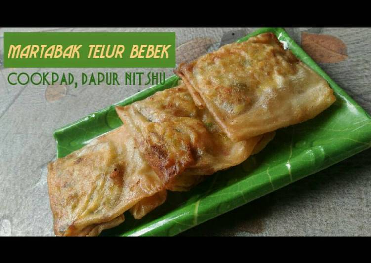 gambar untuk cara membuat Martabak telur bebek