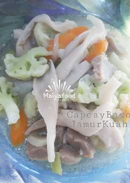 Capcay Baso Jamur Kuah