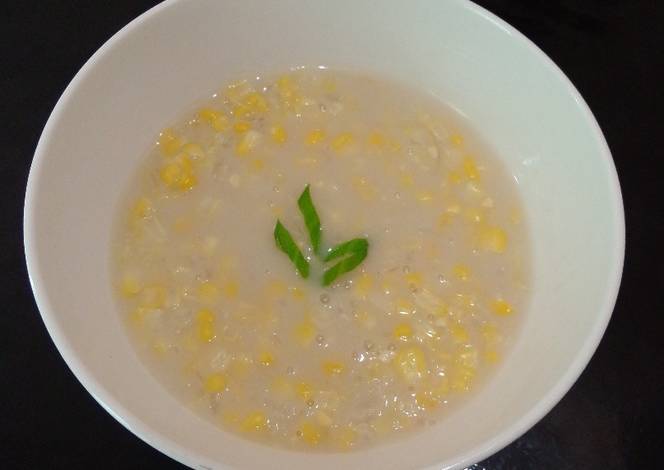 Resep Bubur jagung sederhana legit oleh Dian Cookpad