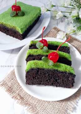 Brownies Pandan Kukus #Bandung_RecookRenieWisra