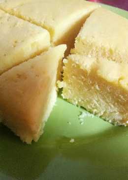 Bolu kukus kentang (no mixer) lembut