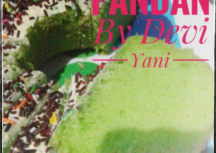 bahan dan cara membuat BOLU PANDAN Super Lembut (No Obat