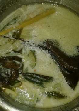 Sayur lodeh labu siam tempe