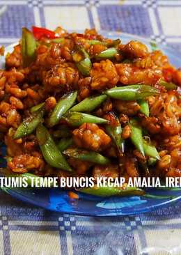 Tumis tempe buncis kecap simple