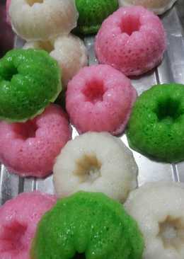 Kue mangkok beras tape kukus