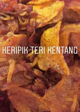 Keripik teri kentang crispy anti layu