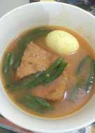 Tahu+telor kari tanpa santan