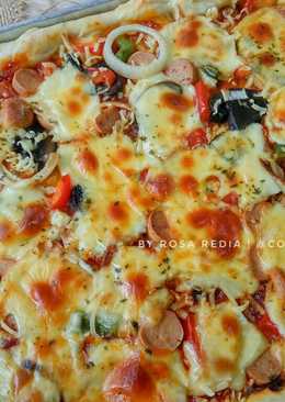 Soft Square Thin Crust Pizza