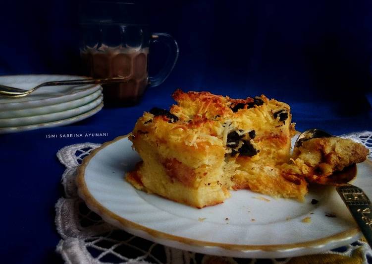 Resep Bread Pudding Mix
