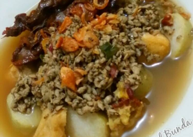 resep masakan Lontong Kupang Surabaya