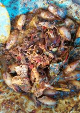 Cumi masak bumbu rujak