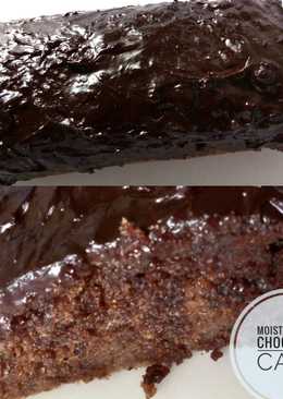Moist steamed chocolate cake (no mixer)