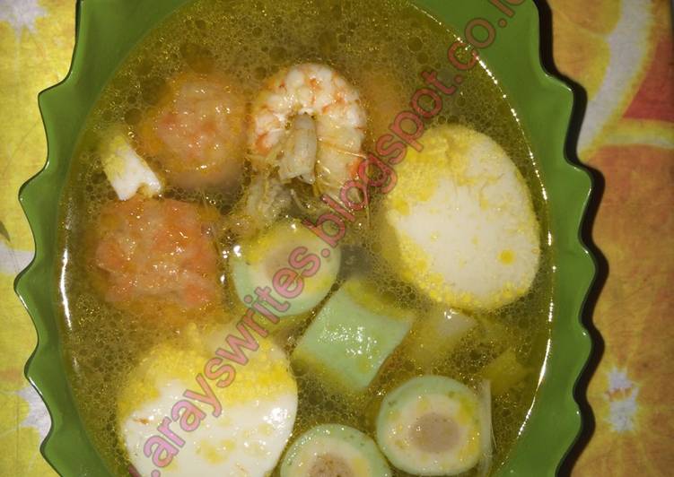 resep lengkap untuk Tom Yam