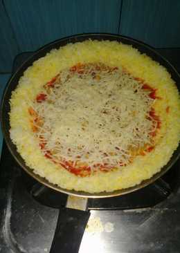 Pizza nasi teflon praktis