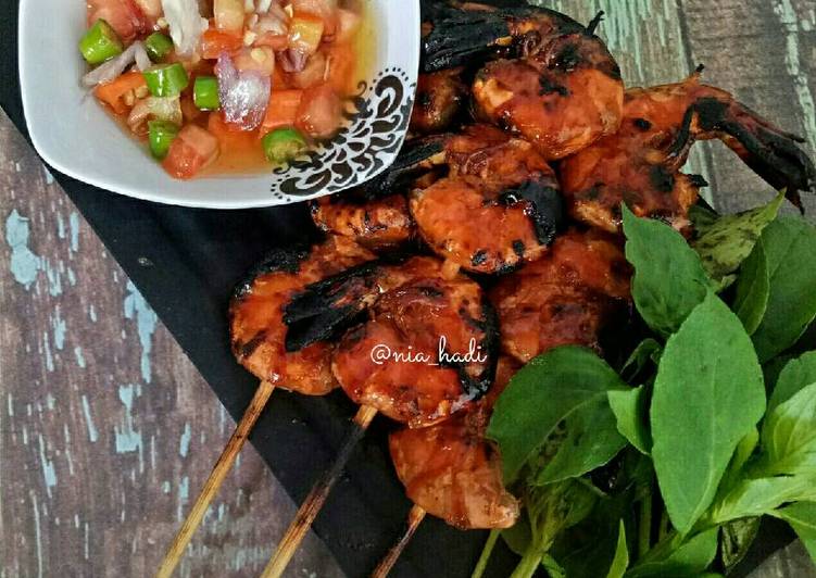 Resep Udang Bakar Sambal Dabu-Dabu Ala Ala Karya Nia Hadi