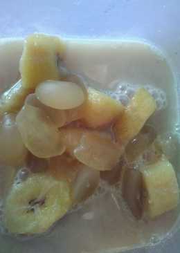 Kolak kolang kaling + pisang