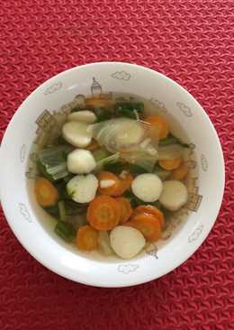 Sop bakso ikan