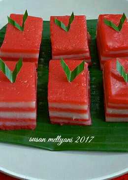 Kue lapis merah putih