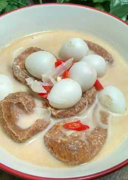 Tahu Telor Puyuh (Kuah Santan)