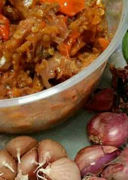 Sambal bawang mix teri ala bu rudi surabaya