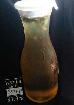 5. Vanilla Lime Mint Syrup