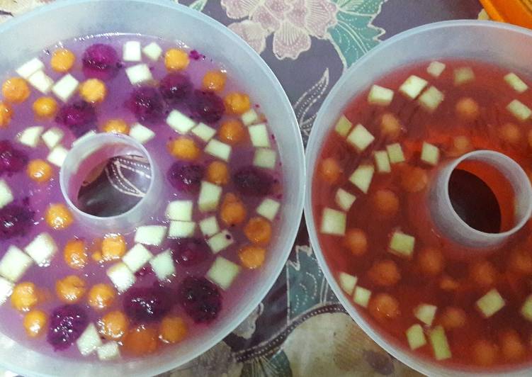 Resep Puding Buah Sehat Kriuk Seger?? Karya Ra. Aini {Momy Athar}