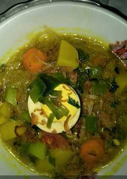 Soto daging dan telur