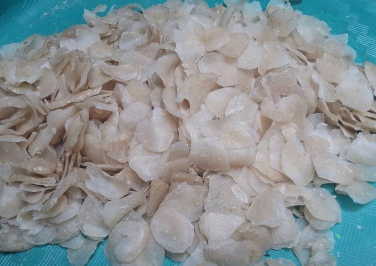 Resep Kerupuk nasi sisa