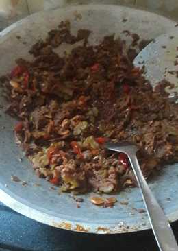 Tumis pare tuna kecap