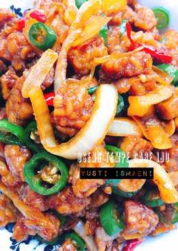 Oseng tempe cabe ijo