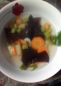 Sayur sop jamur kuping