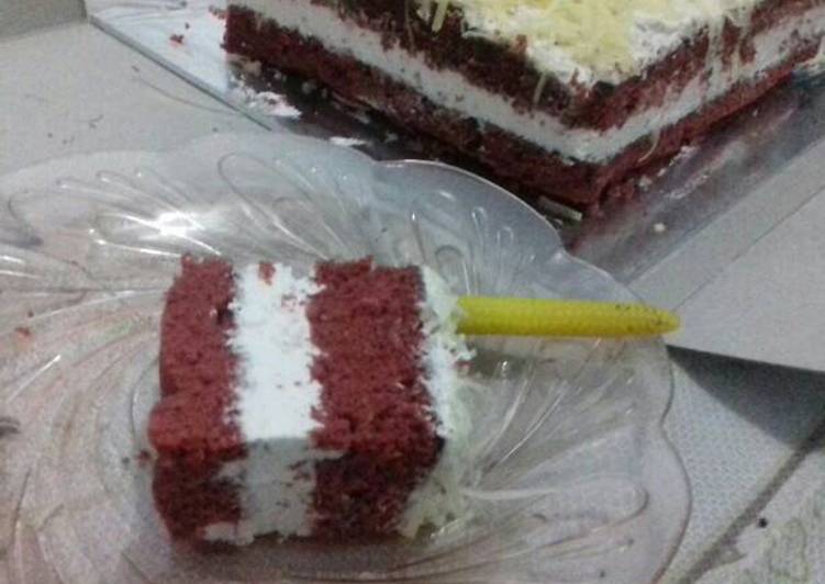 Resep Red velvet kukus Dari Pujiati