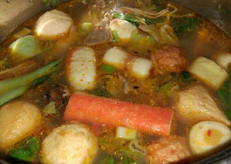 gambar untuk resep makanan Shabu - Shabu Kuah Tomyam