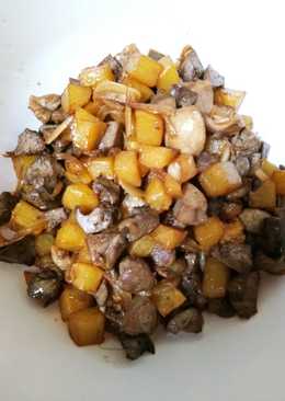 Tumis Rampela dan Kentang