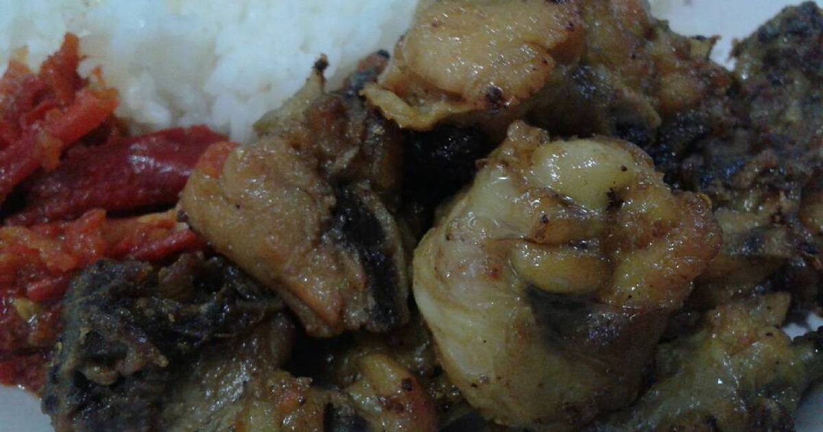  Resep  Ayam  basah ala  sambel hejo sambel dadak SHSD kw 