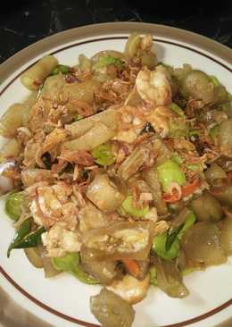 Tumis Pete Cabe Ijo Udang Kikil