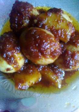 Telur bumbu bali.. Citarasa Surabaya (manis pedas gurih) SEDAP!!