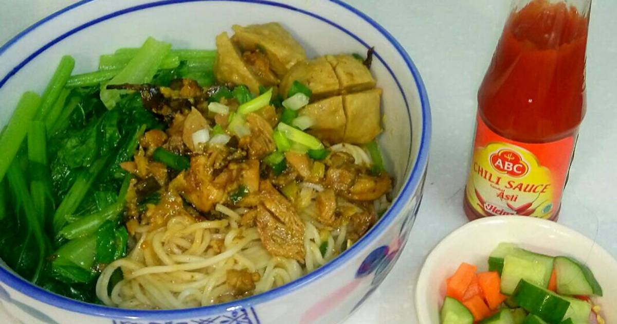 246 resep mie ayam bakso enak dan sederhana Cookpad