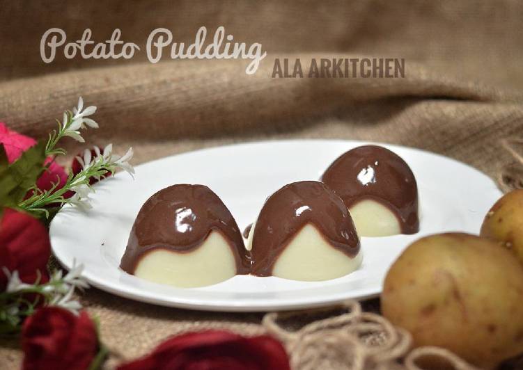 gambar untuk cara membuat 37. Silky Potato Pudding ala ArKitchen (#bantumantenbaru)