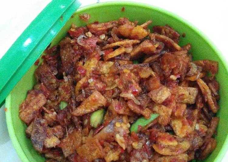 resep masakan Kentang Kering Balado