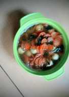 Sayur/sop wortel telur puyuh