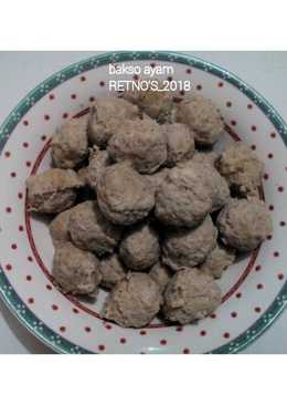 Bakso ayam (tanpa tepung) diet keto/debm