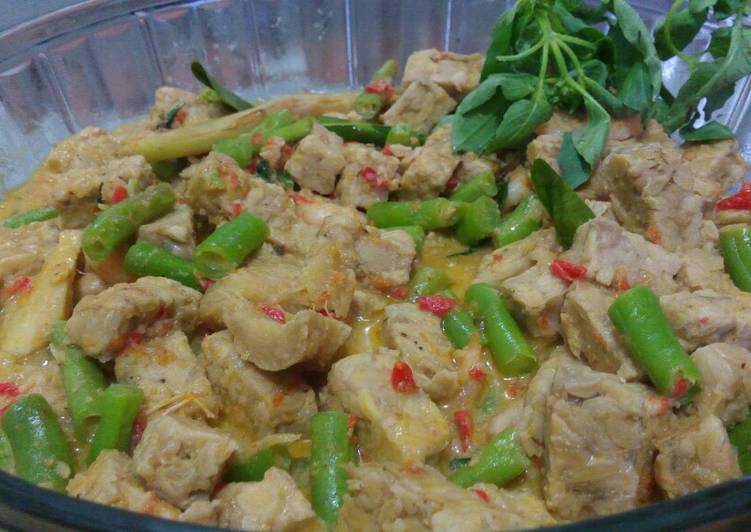 Tempe buncis pedas