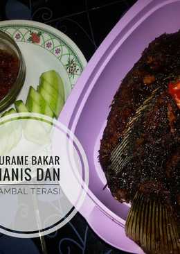 Gurame Bakar Manis dan Sambal Terasi