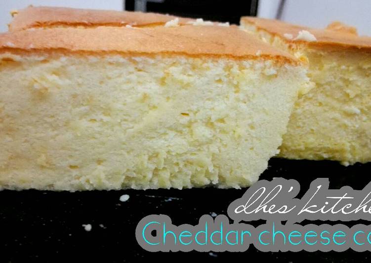 cara membuat Cheddar cheesecake