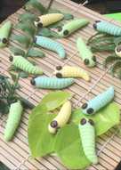 Pastel Rainbow Caterpillar Cookies ðŸŒˆðŸ›(Cookies Ulat)