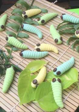 Pastel Rainbow Caterpillar Cookies ðŸŒˆðŸ›(Cookies Ulat)